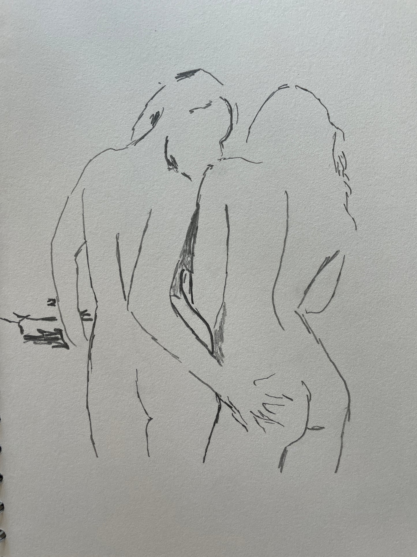 Original pencil sketch, Study 7