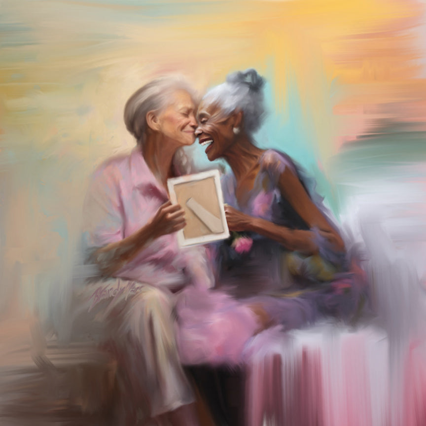 Young And In Love: Study 12, Canvas