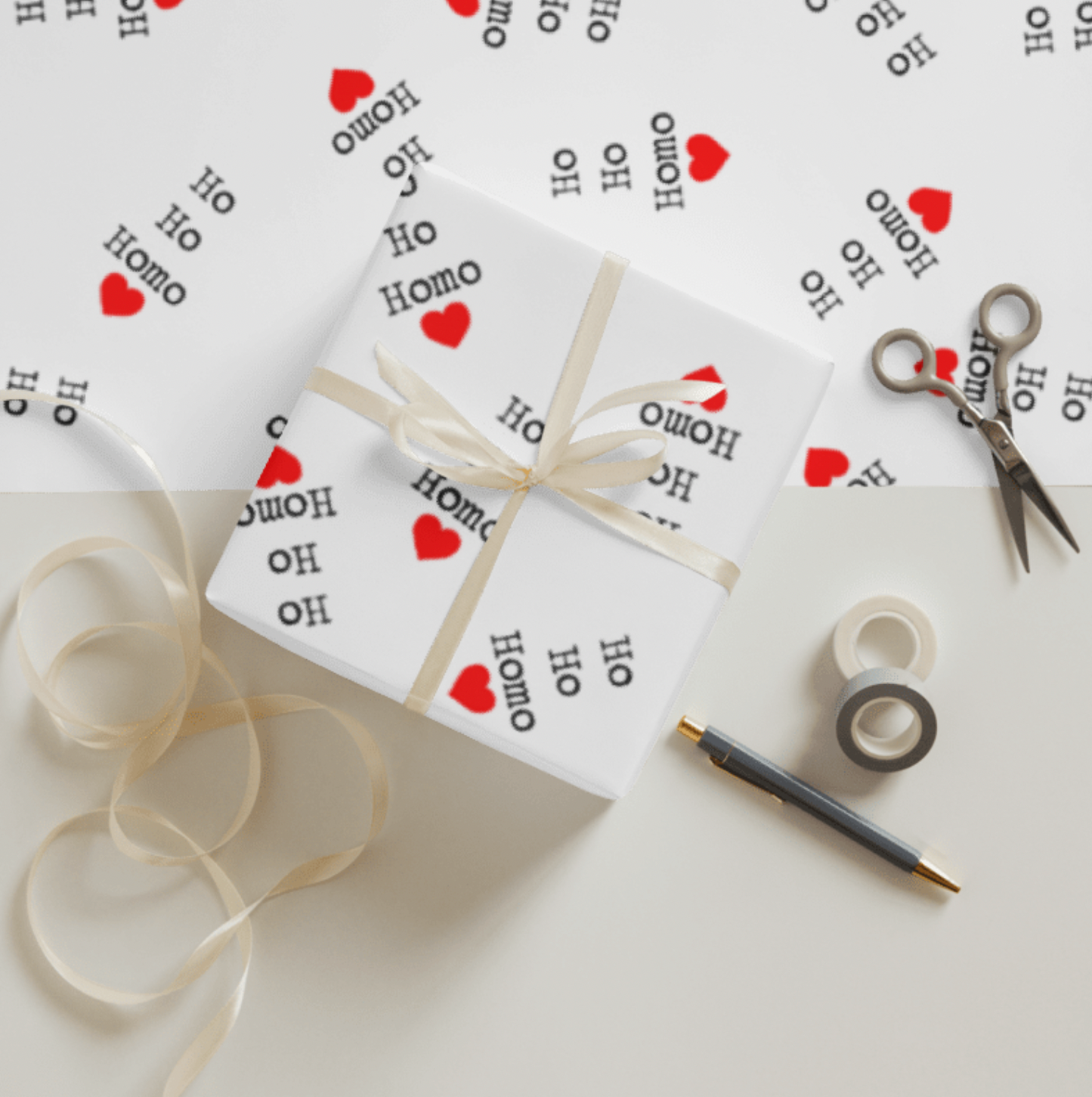 Wrapping Paper, 3 Designs