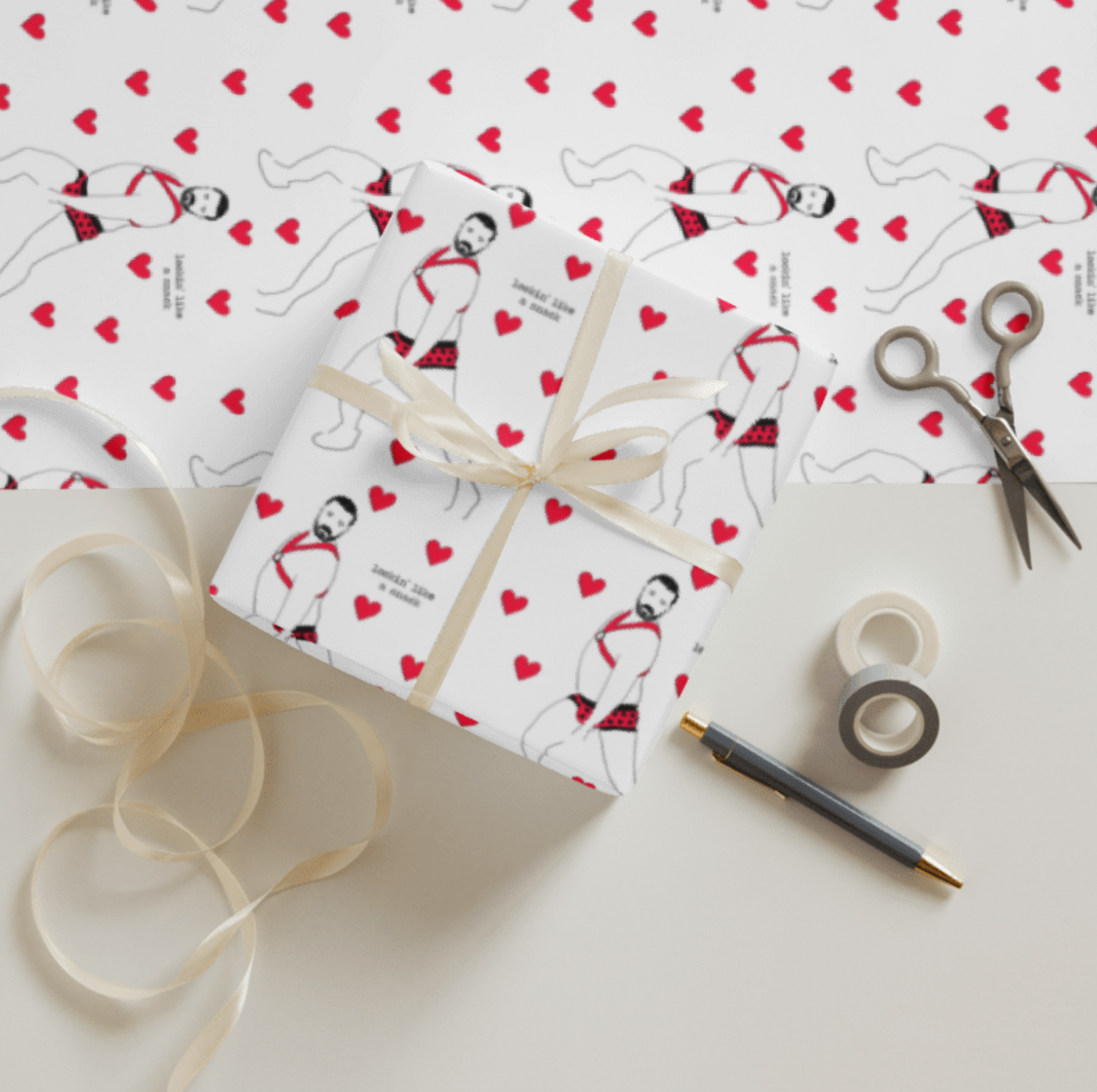 Gay Bear Wrapping Paper