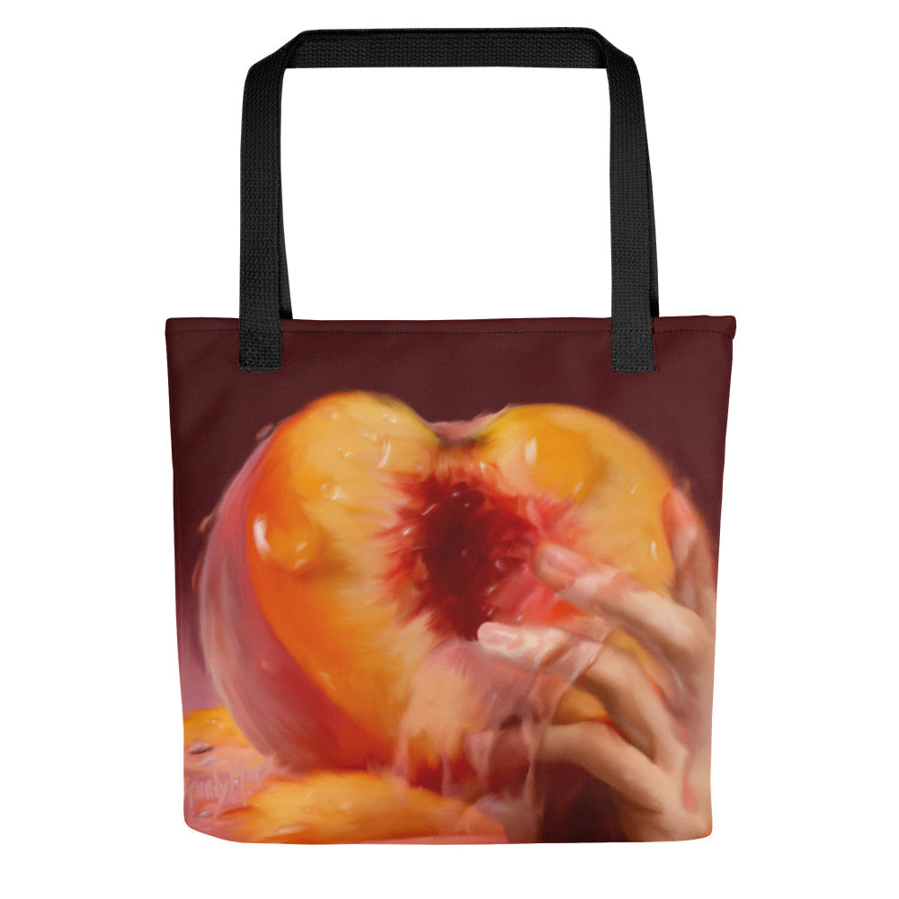 Peach Tote bag