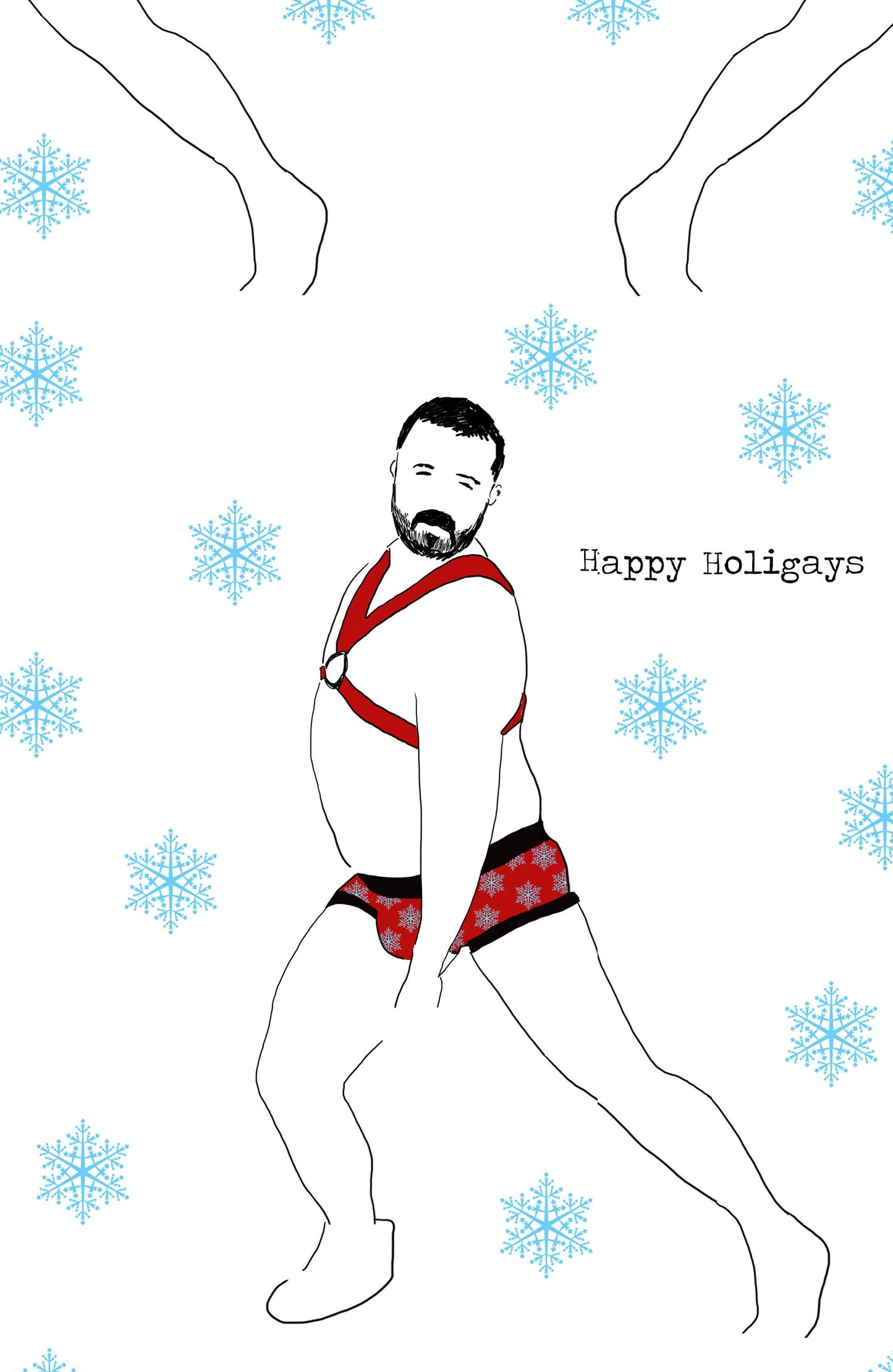 Gay Bear Dancing Wrapping Paper