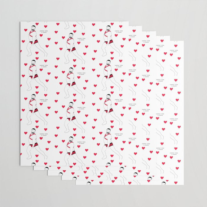 Gay Bear Dancing Wrapping Paper