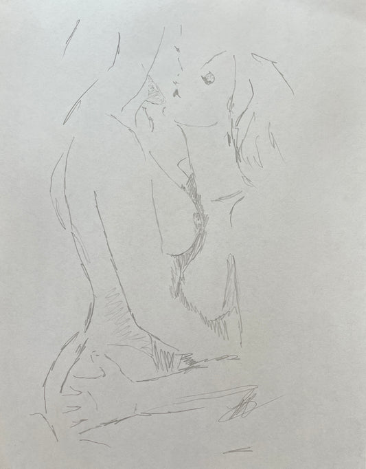 Original pencil on paper, study 21