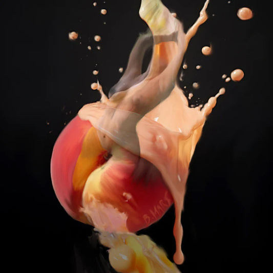 Peach Nude Enhanced Canvas