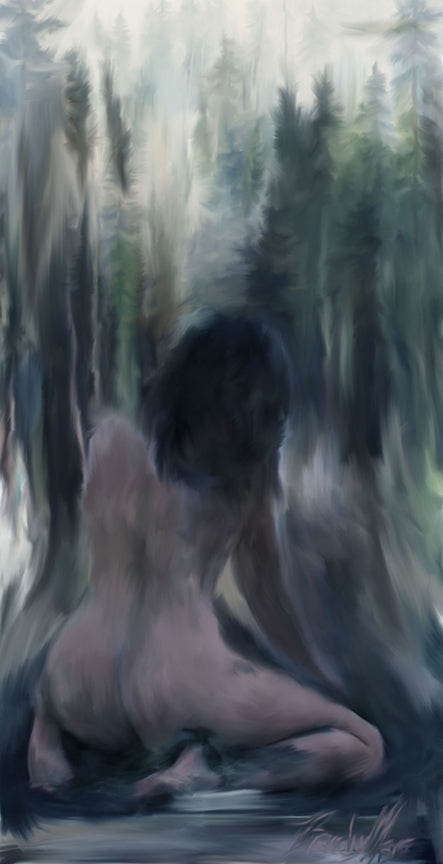 Forest Nude Canvas