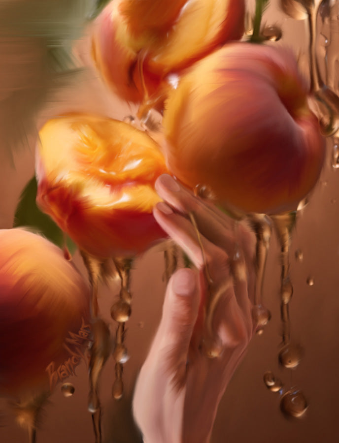 Peach Study 2 Poster