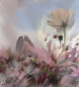Flower Garden Dream Enhanced Canvas