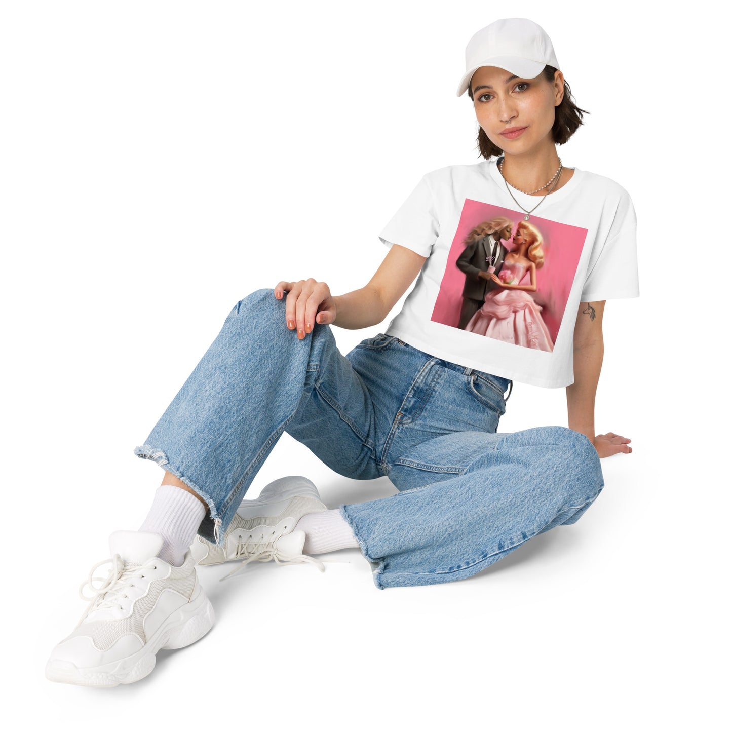 Lesbian Barbie Women’s Crop Top