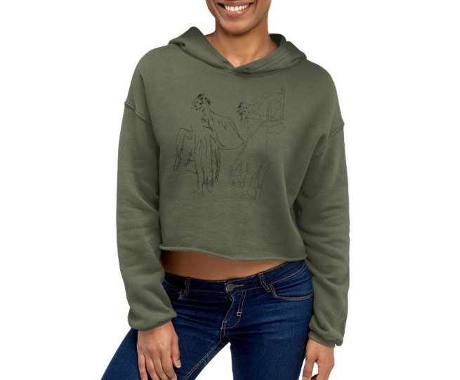 Fleetwood Mac Crop Hoodie