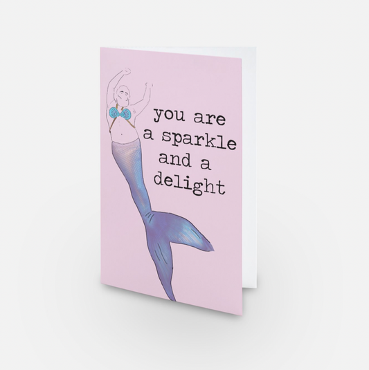 Gay Bear Sparkle Delight Card