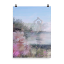 Summer Swim 2021 Poster / Ethereal Swimming / Lady In Water / Flowers