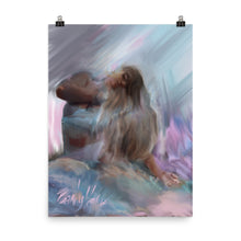 *** Mother Nature Poster / Ocean Artwork / West Coast / Beautiful Woman / Gorgeous Lady