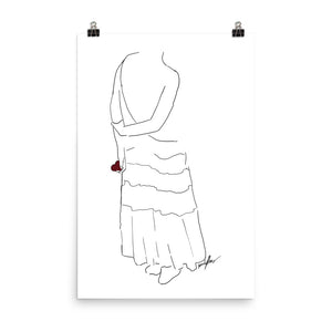 Heart In Hand Poster / Heartbreak / Breakup / Dating / Valentine