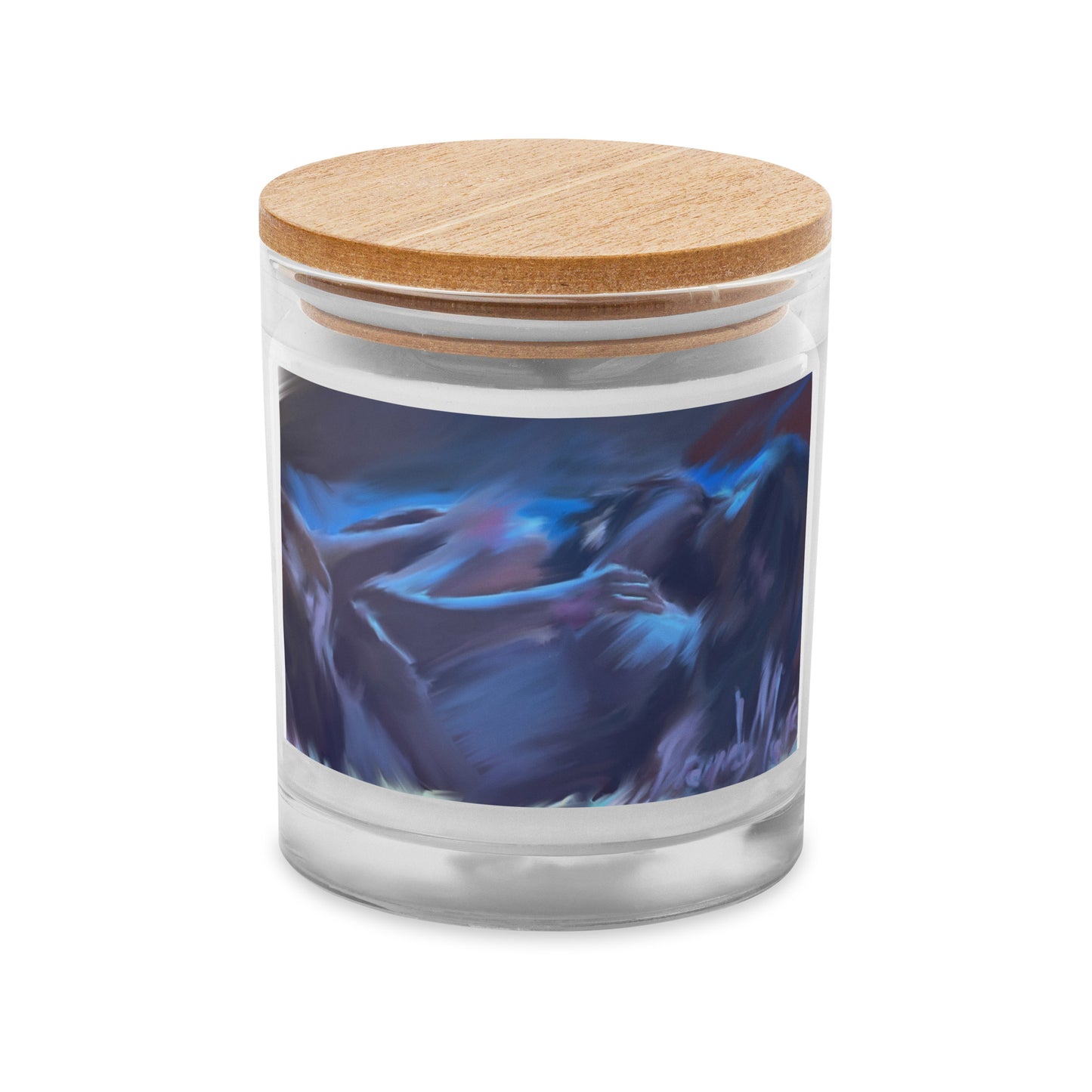 Blue Sky Glass Jar Candle