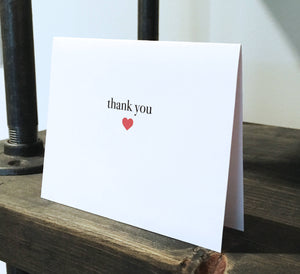 Thank you card/Blank inside/Simple modern clean thank you card/Cute thank you card/Modern thank you card/Notecard/Greeting card