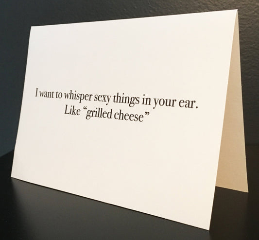 Grilled Cheese Card