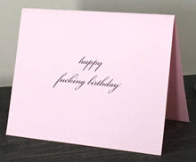 Happy Fucking Birthday Pink Card/Funny Birthday/Sassy Birthday/Funny Birthday Card/Rude Birthday Card/Hilarious Birthday Card