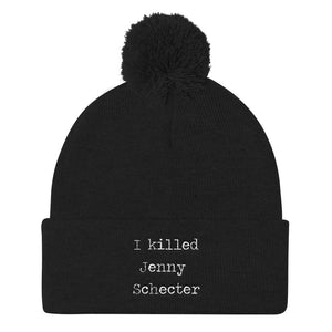 I killed Jenny Schecter L Word Pom Pom Knit Cap /The L Word/Lesbian Hat/Funny Lesbian Gift/Lesbian Present/Lesbian Beanie/Pride