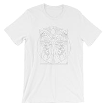 Vetruvian woman shirt/Vetruvian man t-shirt/Leonardo da Vinci/Art Nouveau/Christmas gift Art Collector/Short-Sleeve Unisex T-Shirt