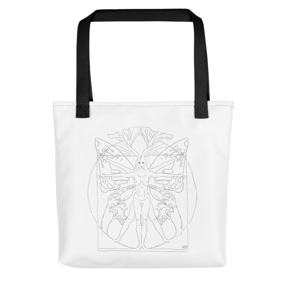 Vetruvian Woman Tote Bag