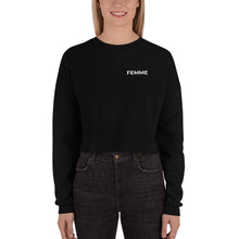 Femme Crop Sweatshirt/Femme Power Shirt/Girl Power Sweatshirt/Girl Power Gift/Femme Lesbian Shirt/Pride Shirt/Sweatshirt Valenti