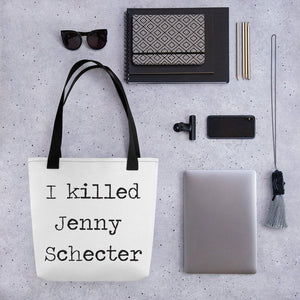 I killed Jenny Schecter L Word Tote Bag/The L Word/Lesbian Gift/Funny Lesbian Gift/Lesbian Present/Lesbian Bag/Gay Pride