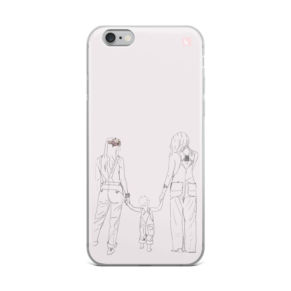 Lesbian Moms iPhone case/Lesbian Family/Lesbian/Lesbian Wedding/Two Brides/Queer Family/Lesbian Birthday/Two Moms/Valentine