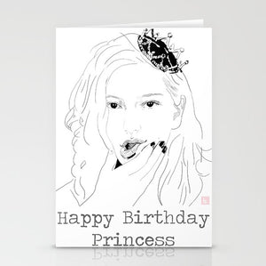 Lesbian King Princess Card/Lesbian Birthday Card/Lesbian Greeting Card/Lesbian Gift/Lesbian Lovers Card/Lesbian Valentine/LGBT