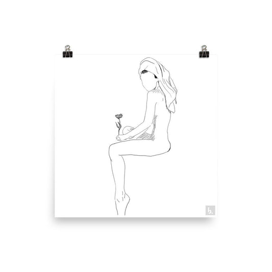 Flower Nude Poster