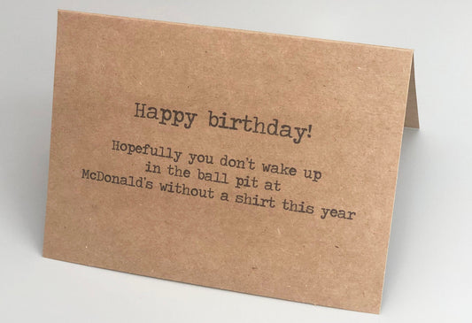 Sassy Birthday Card