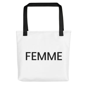 Femme Bag/LGBTQ Tote Bag/Gay Pride Bag/Femme Lesbian Bag/Lesbian Birthday Gift/Lesbian Present/Gay Gift/Queer/Gay Pride Bag