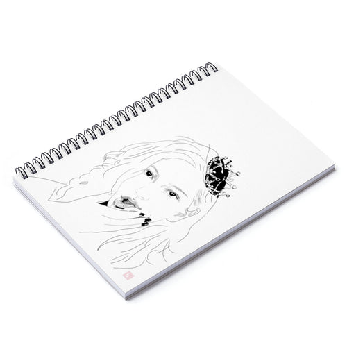 King Princess Spiral Notebook - Ruled Line/Lesbian Musician/Lesbian Art/LGBTQ Pride/Mikaela Straus/Gay Artwork/Queer Artwork