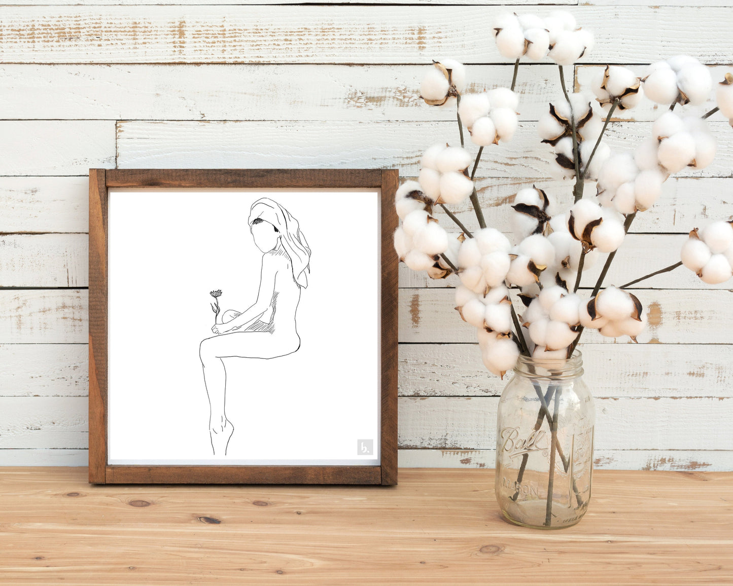 Flower Nude Poster