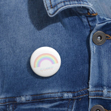Rainbow Queer Pin/Pastel Rainbow Distressed Queer LGBTQ Pin/Gay Pride/Queer Lesbian/Queer Birthday Gift/Present/Queer Button Gay