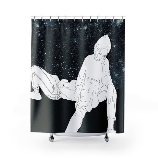 Night Sky Shower Curtain