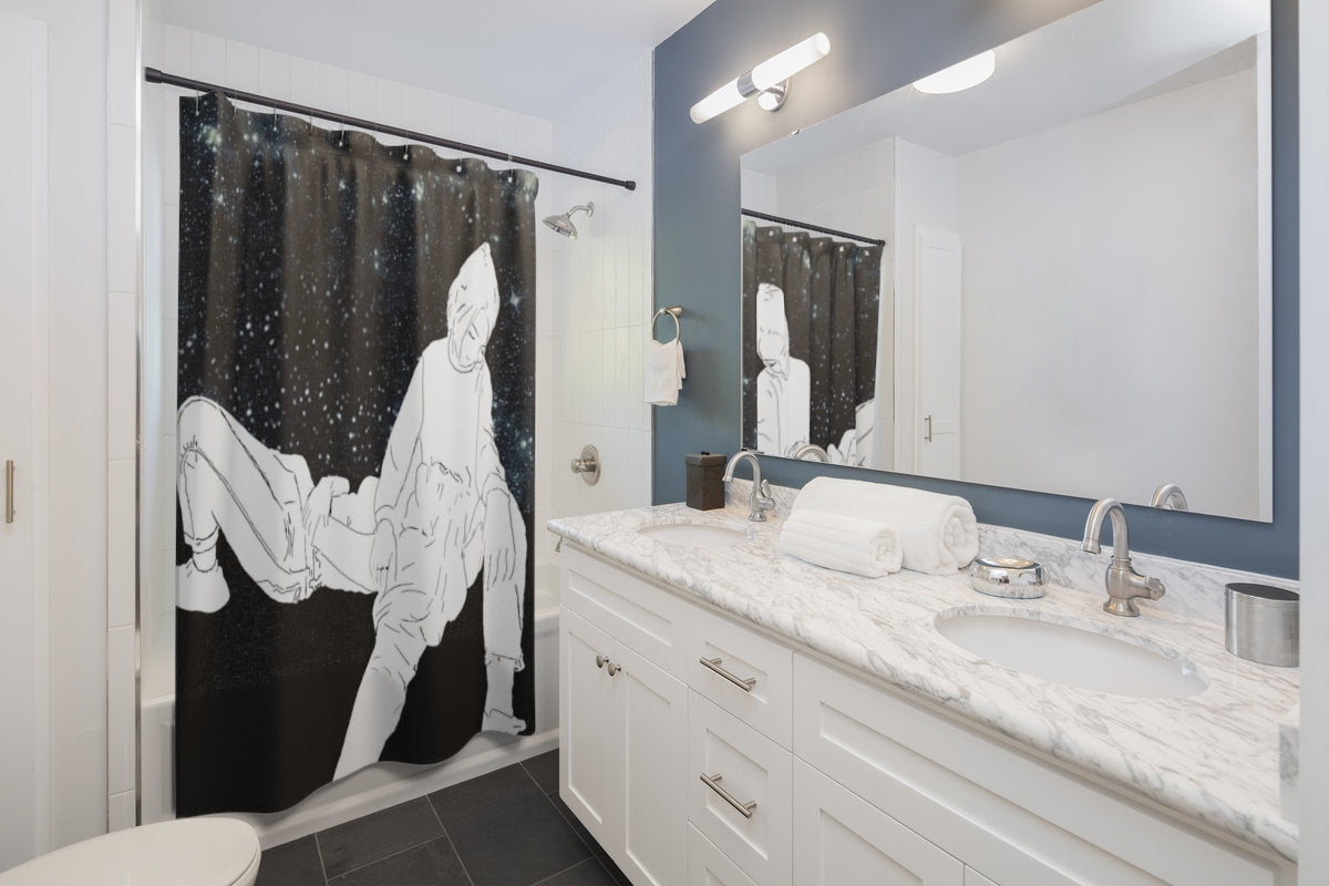 Night Sky Shower Curtain