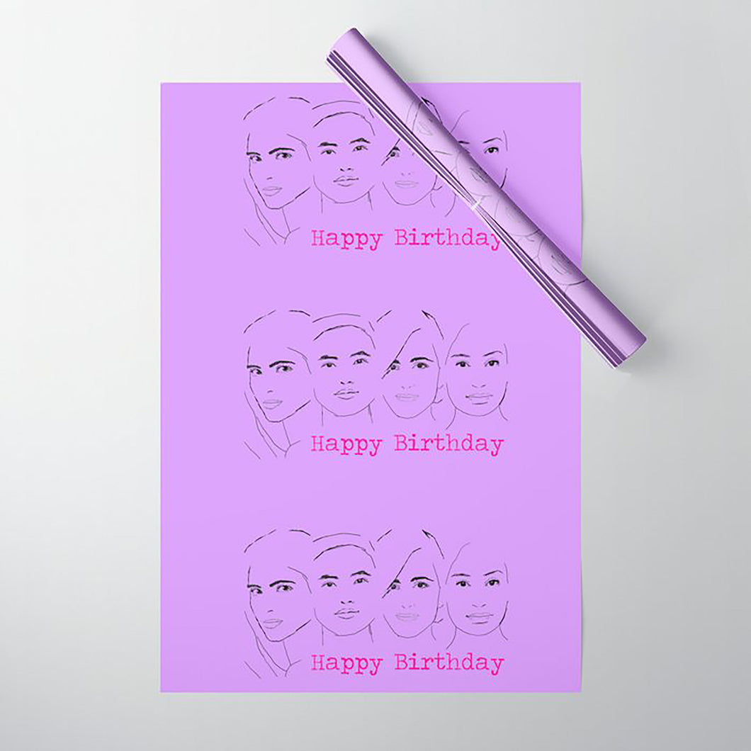 L Word Birthday Wrapping Paper-5 sheets/The L Word/Generation Q/LGBTQ Gift/Christmas Lesbian Gift/Queer Birthday/Gift Wrap LGBTQ