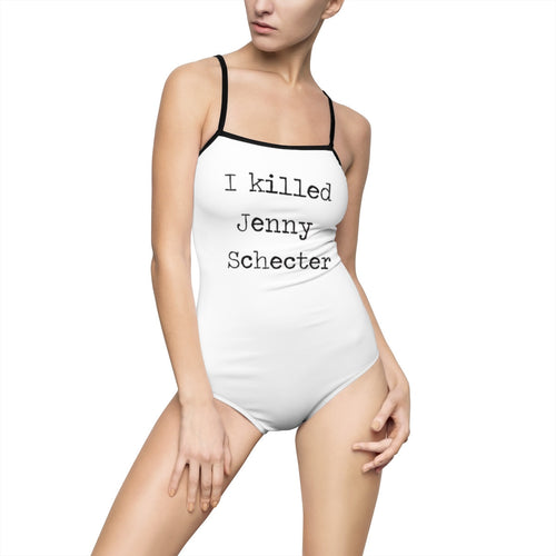 I killed Jenny Schecter L Word Women's One-piece Swimsuit/The L Word/Lesbian Gift/Funny Gift/Lesbian Present/Pride/Queer/Gay