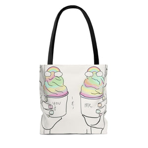 Rainbow Queer Tote Bag/Pastel Rainbow Queer LGBTQ Shopping Bag/Gay Pride/Queer Lesbian/Queer Birthday Gift/Present