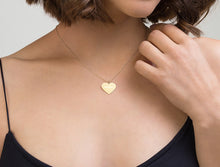 She/Her Engraved Sterling Silver Heart Necklace/Female Pronouns/Transgender Gift/Gender Queer/White Rhodium, 18K Rose Gold, 24K Gold