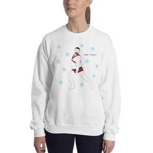 Dancing Gay Bear Unisex Sweatshirt/Gay Sweater/Ugly Christmas Sweater/Funny LGBTQ Christmas Sweater/Ugly Christmas Sweater Party