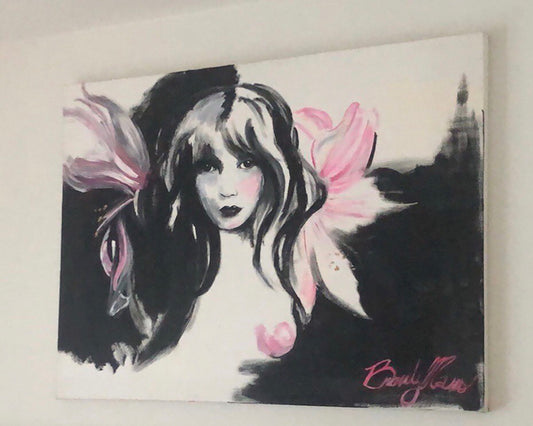 Original Acrylic Painting Of Paris