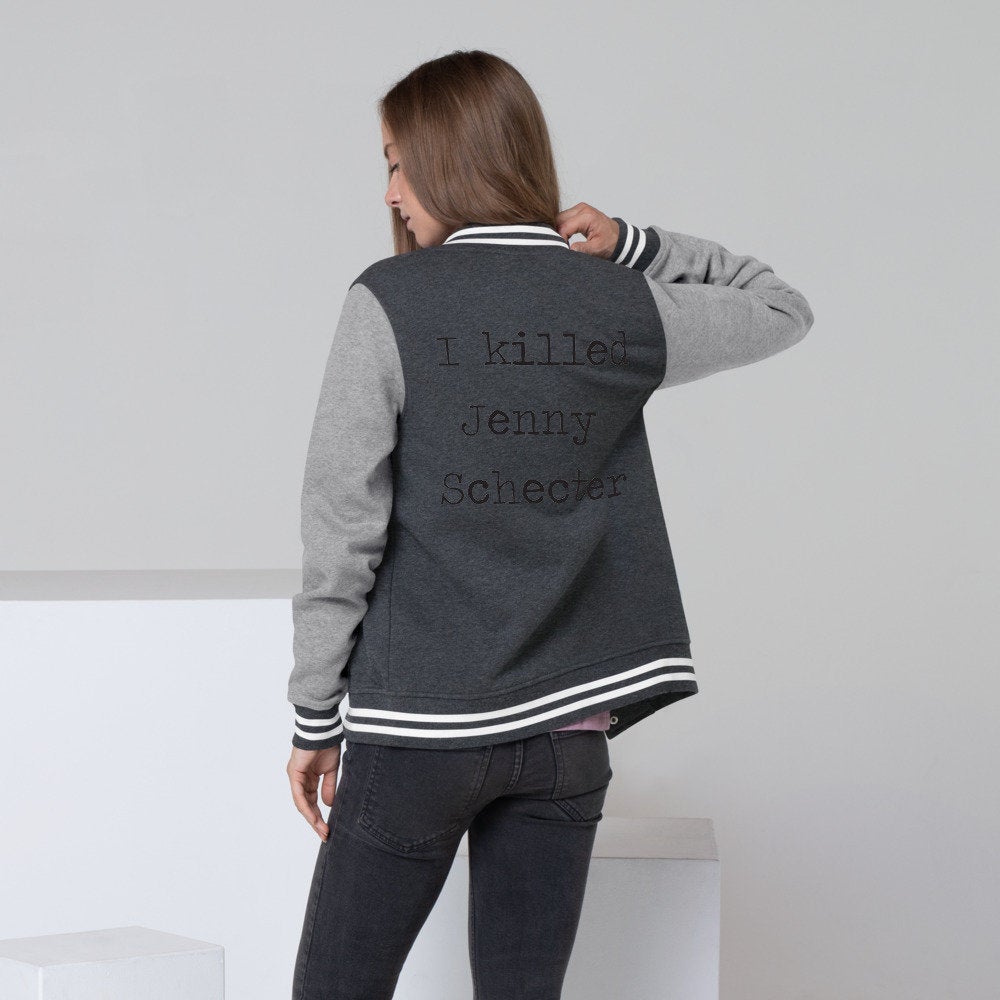 I killed Jenny Schecter Women's Letterman Jacket/The L Word/Jenny Schecter/Lesbian Shirt/LGBTQ/LGBT/Gay Queer Generation Q Gift