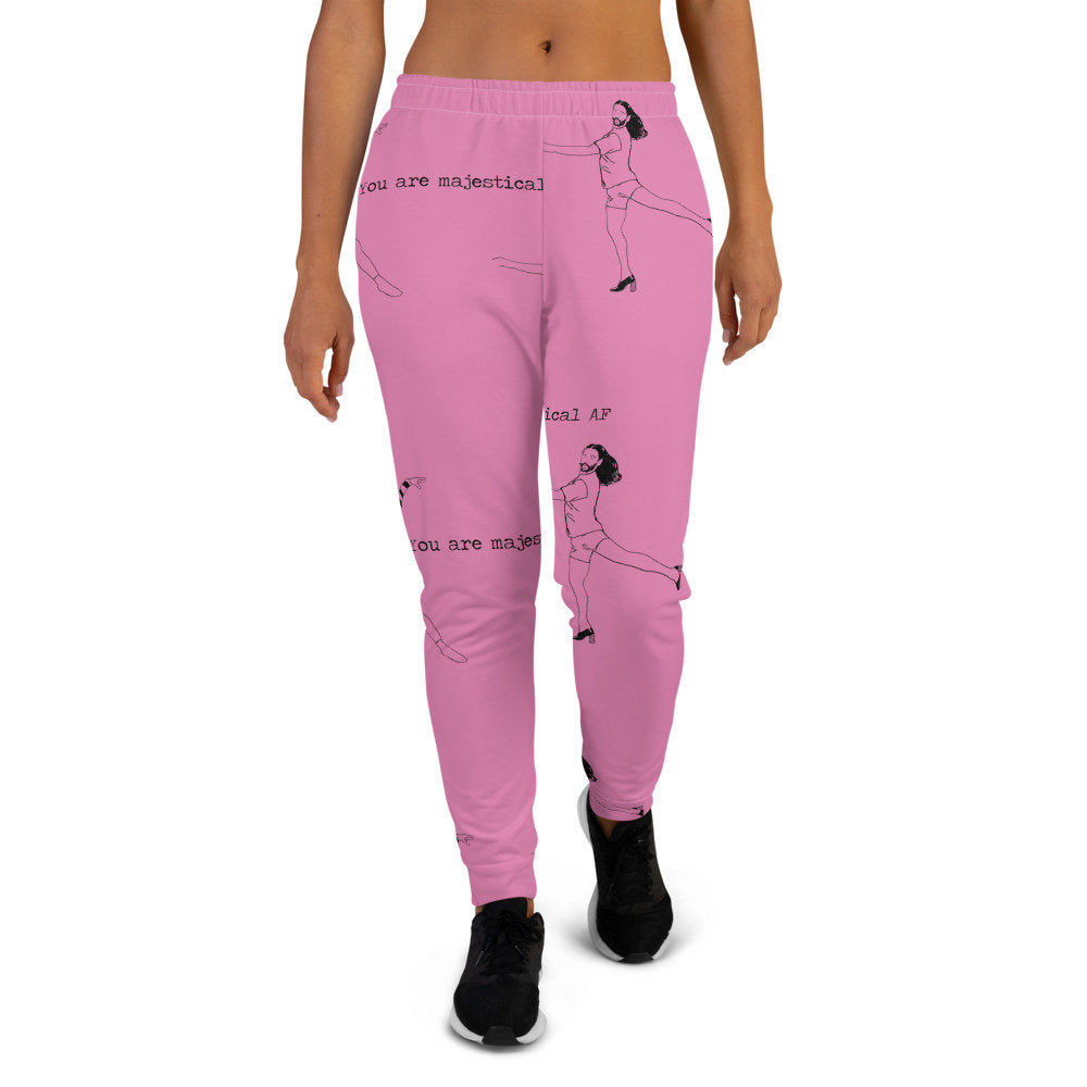 Jonathan Van Ness Jogging Pants/Fab 5/Queer Eye/LGBTQ Gift/Pyjamas Gay Gift/Queer Birthday/Sweatpants/You are majestical AF