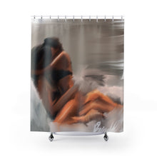 Lesbian Artwork Shower Curtain/Bathtub Curtain/Lesbian Valentine/Wedding/Two Brides/Lesbian Love Art/LGBTQ Pride Gay Pride Queer