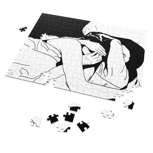 252 Piece Puzzle Lesbian Artwork/Lesbian Puzzles Valentine&#39;s Day/Lesbian Wedding/Two Brides/Lesbian Love Card Lesbian Romantic Art