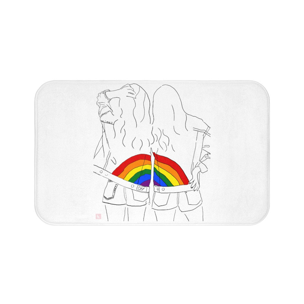 Rainbow Bath Mat