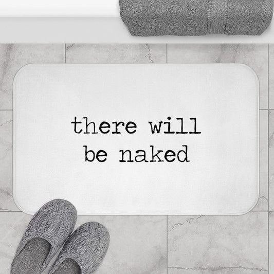 Funny Naked Bath Mat