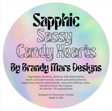 Sapphic Sassy Candy Funny Hearts